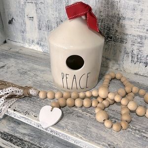 COPY - Rae Dunn “Peace” Birdhouse